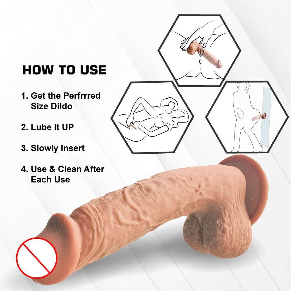 Premium Realistic Dildo - myvibemart