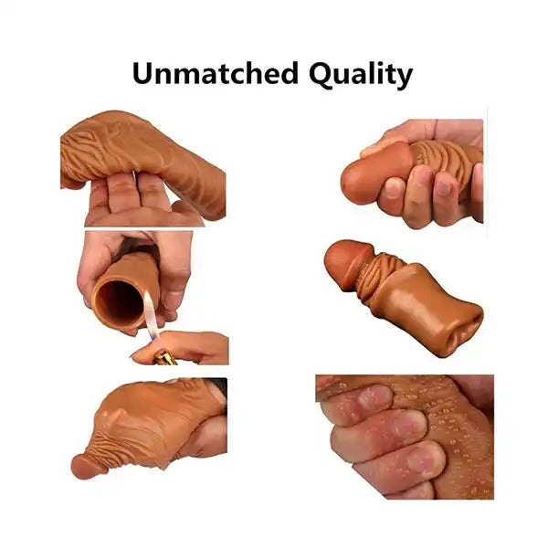 Premium Realistic Sleeve with Suction Base – Natural Feel Edition