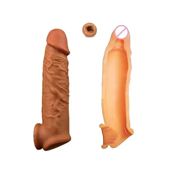 Premium Realistic Sleeve with Suction Base – Natural Feel Edition