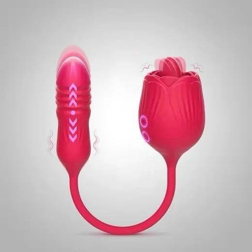 BloomPulse™ Dual-Action Rose Massager