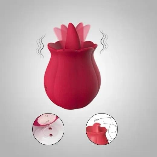 RoseBloom™ Petal Pulse Massager and vibrator