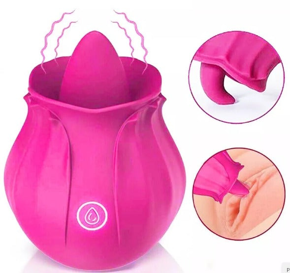 RoseBloom™ Petal Pulse Massager and vibrator