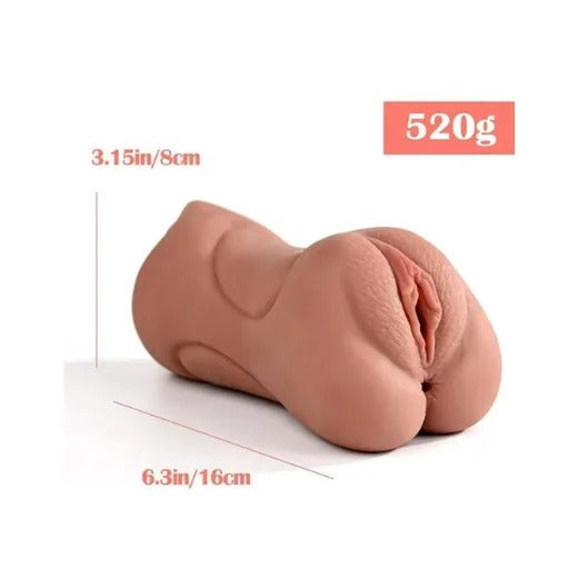 Premium Soft Silicone Face & Pocket Stroker for Men – Reusable Personal Wellness Sleeve
