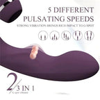 Rechargeable Dual Stimulation Vibrator for Women – Waterproof Personal Massager