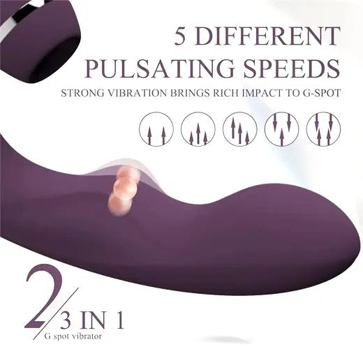 Rechargeable Dual Stimulation Vibrator for Women – Waterproof Personal Massager