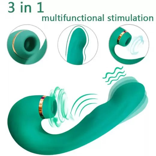 Rechargeable Dual Stimulation Vibrator for Women – Waterproof Personal Massager